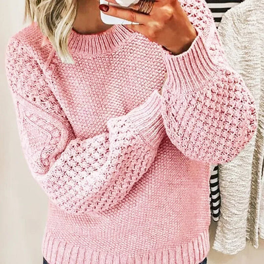 Comfy Pullover mit langen Ärmeln