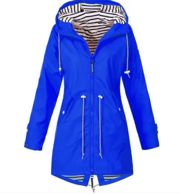 Heidi-Mode | Wasserdichte Jacke mit Kapuze