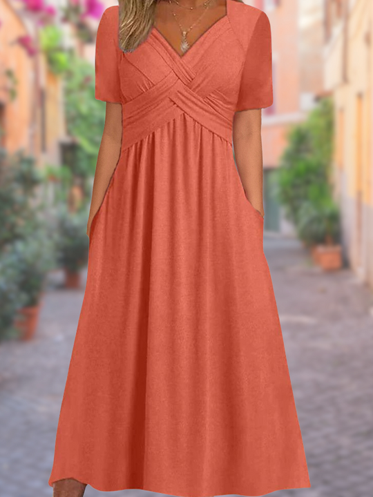 Heidi-Mode | Lavine Einzeldress mit V-Ausschnitt