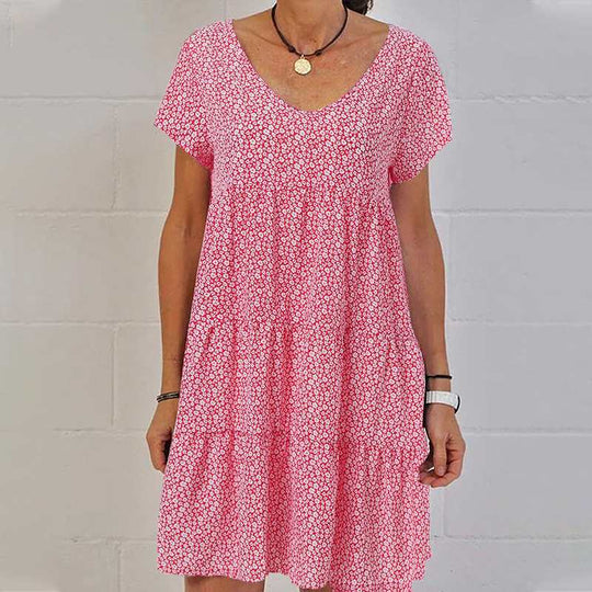 Heidi-Mode | Lässiges Baumwollkleid für Den Sommer