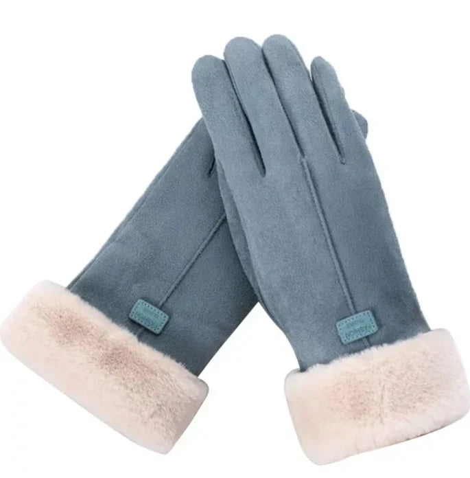 Heidi-Mode - Schicke Winter Warme Wildlederhandschuhe für Frauen