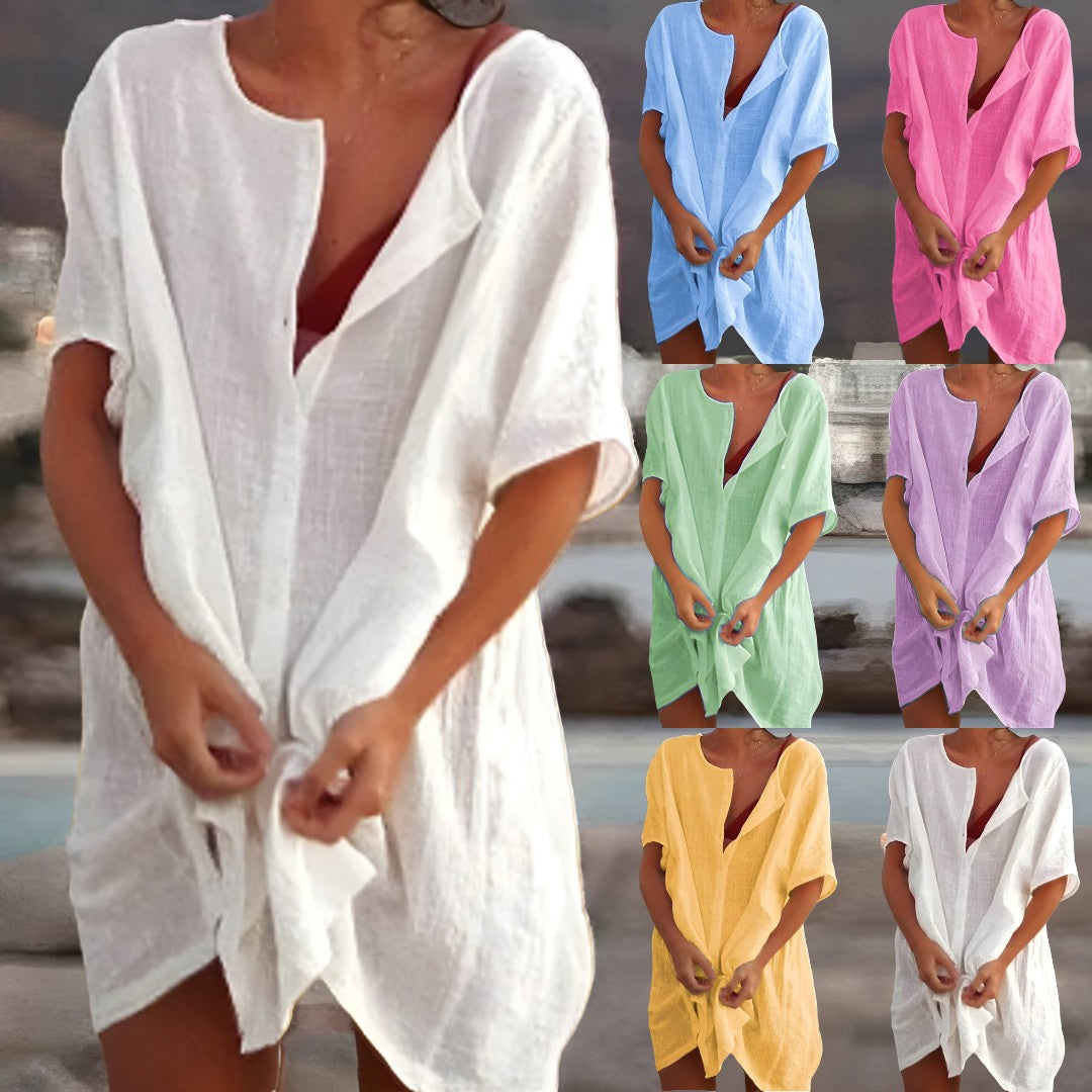 Luftiges Sommerkleid aus Bio-Baumwolle