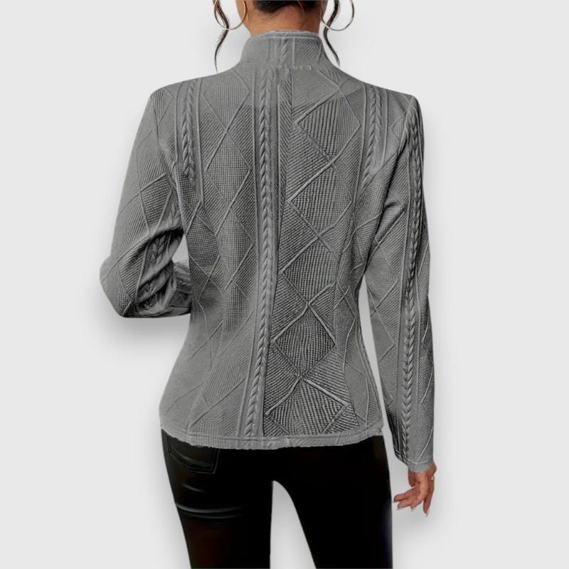 Heidi-Mode | Handgefertigte Blaue Jacke für Damen