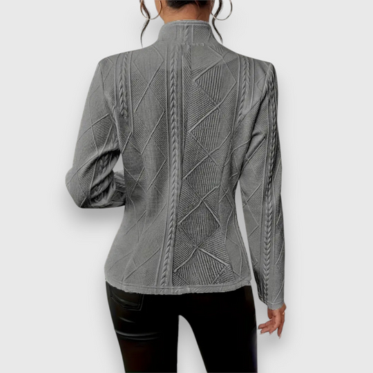 Heidi-Mode | Handgefertigte Blaue Jacke für Damen