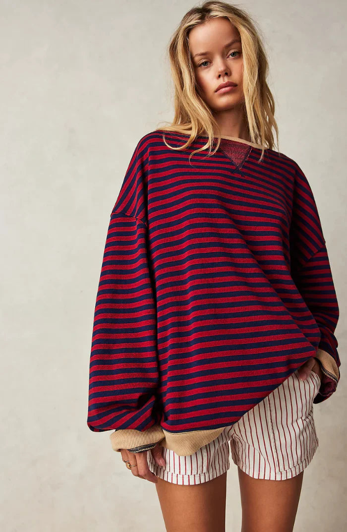 Heidi-Mode | Gestreepte Oversized Trui