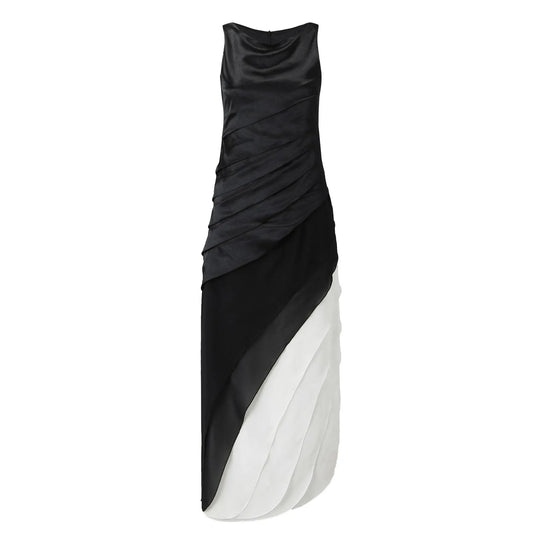 Elegante mehrlagige Ombre-Kleid