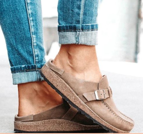 Heidi-Mode | Damen Slipper mit Orthopädischem Design