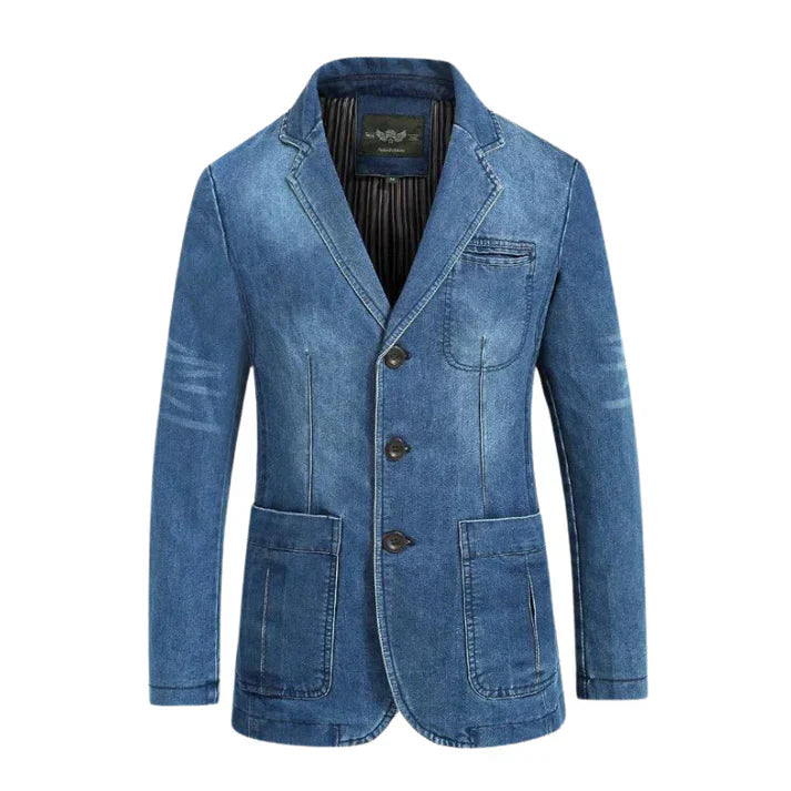 Heidi-Mode | Schicker Denim-Blazer für Herren