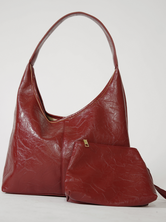 Distressed Leather Tote
