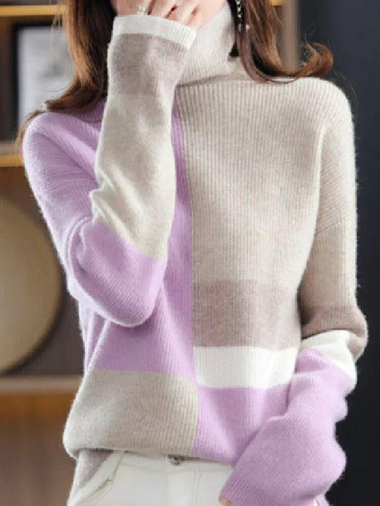 Heidi-Mode | Pull À Col Roulé Classique Pour Femme