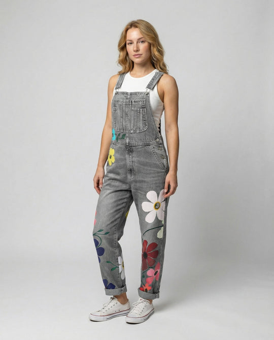 Ärmelloser Denim-Overall Damen | Heidi-Mode