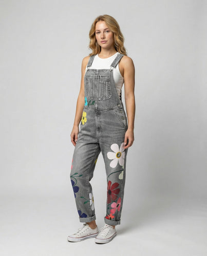 Ärmelloser Denim-Overall Damen | Heidi-Mode