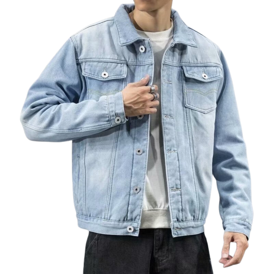 Winter Herren Denim Jacke