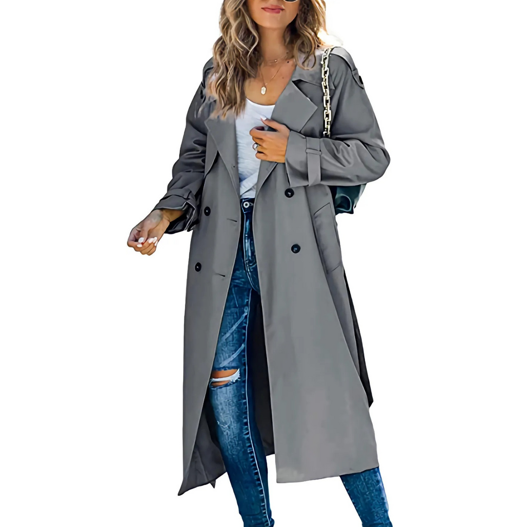 Heidi-Mode - Stilvolle und Bequeme Freizeit-Trenchcoat für Frauen