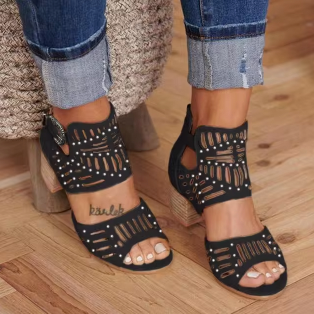 Heidi-Mode | Absatzsandalen mit Vainica