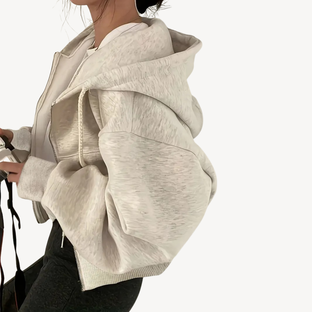 Heidi-Mode | Damen Strukturiertes Sweatshirt Polyester