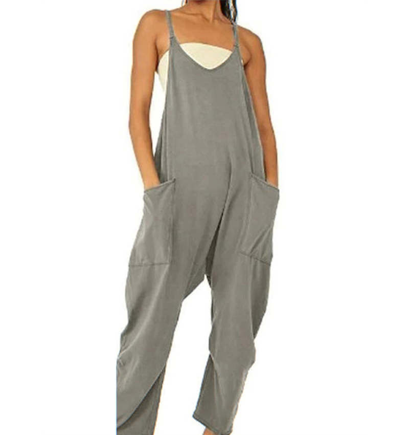Heidi-Mode | Damen Eleganter Leichter Jumpsuit mit Handgefertigten Details für Festliche Anlässe