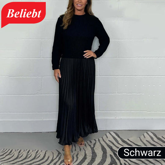 Heidi-Mode | Elegante und Stilvolle Plissierte Kleider mit Rundsaum