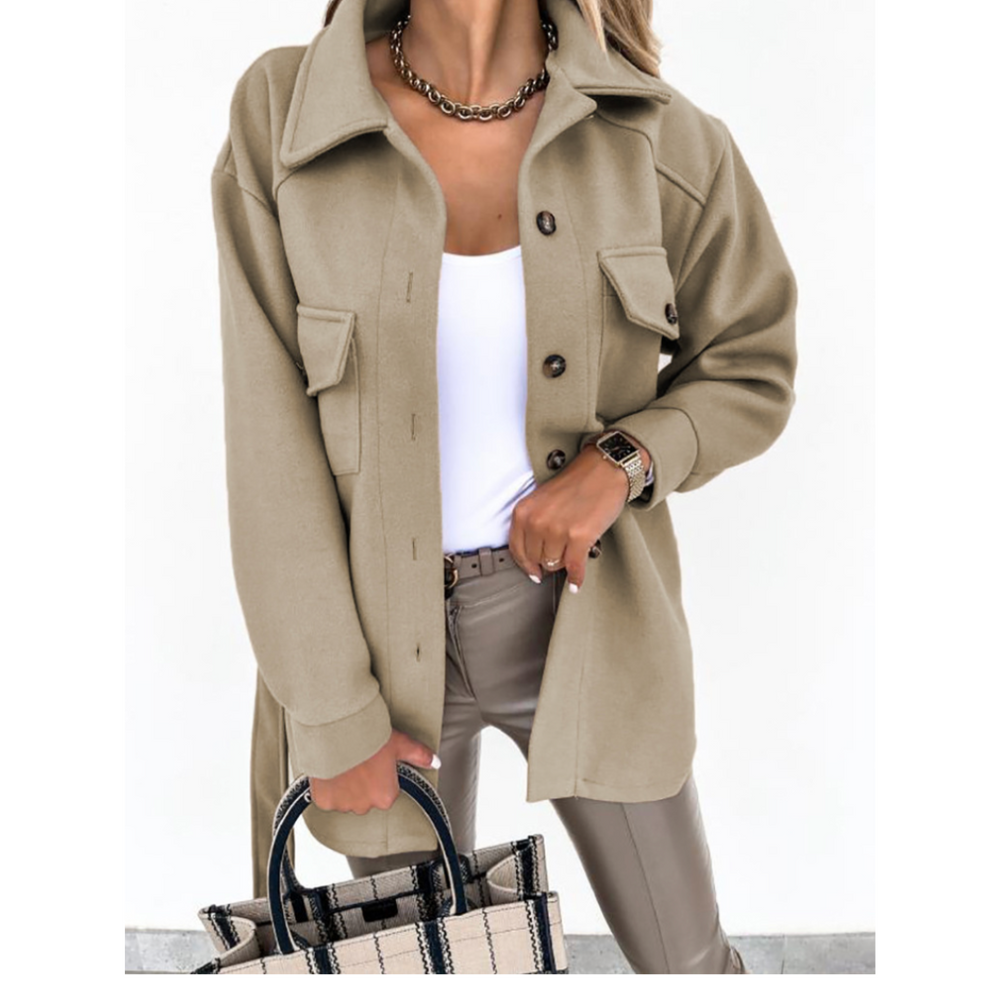 Heidi-Mode | Damen Knopf Daunen Winter Jacke Warme