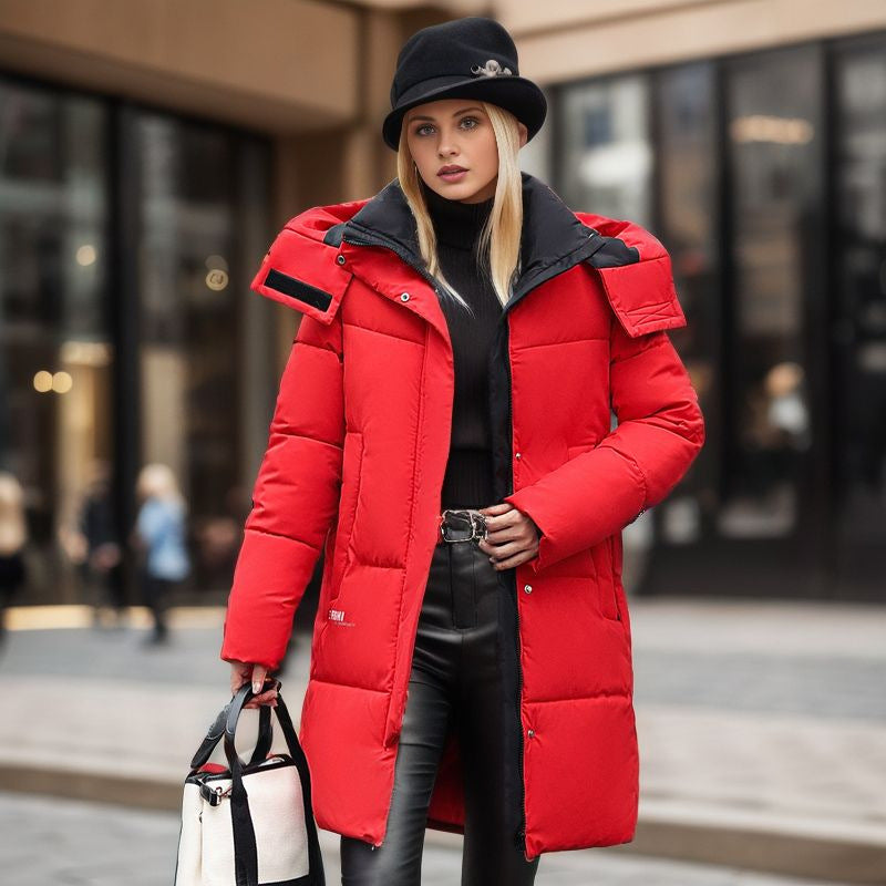 Heidi Mode | Stylische Kapuzen Baumwolljacke mit Ärmellogo