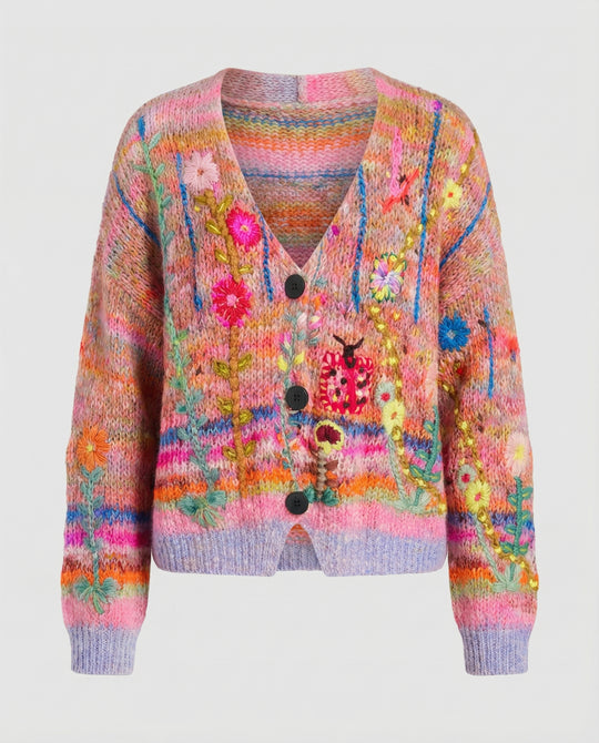 Heidi-Mode | Pullover für Damen mit Blumenmustern