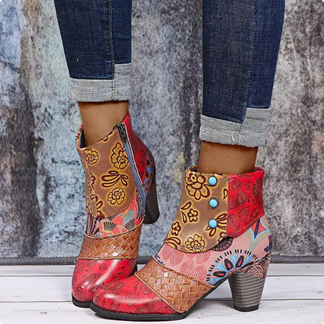 Heidi - Wasserdichte Retro Stiefel Mit Stil