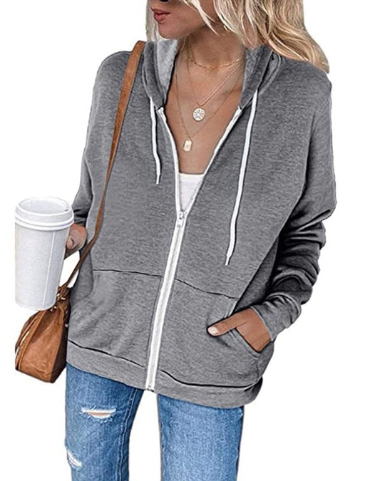 Heidi-Mode - Damen Zipped Hoodie