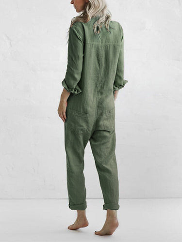 Langärmeliger Jumpsuit