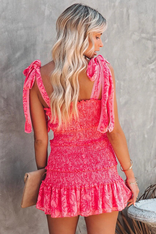 Heidi-Mode | Whatever It Takes Ärmelloses Smocket Mini Kleid