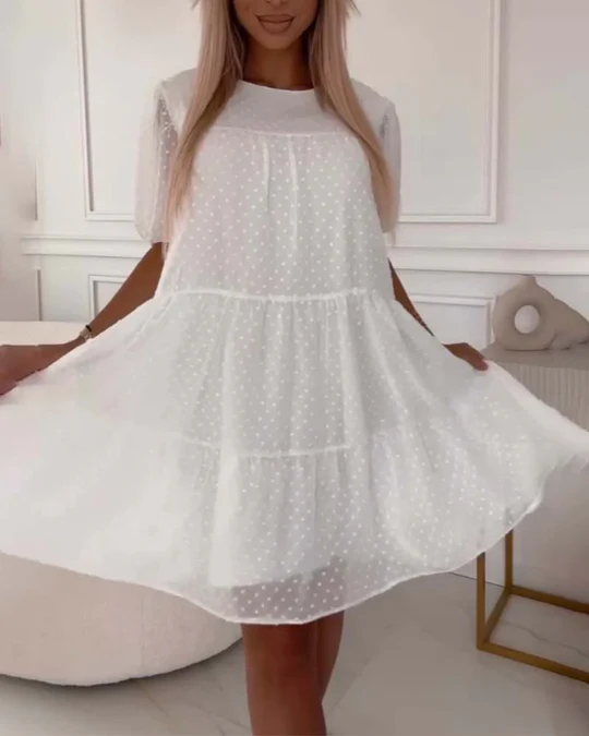 Elegantes Weisses Kleid
