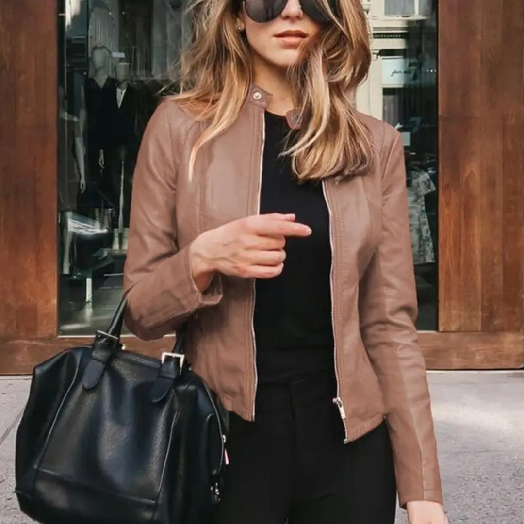 Heidi-Mode | Damen Leder Motorradjacke
