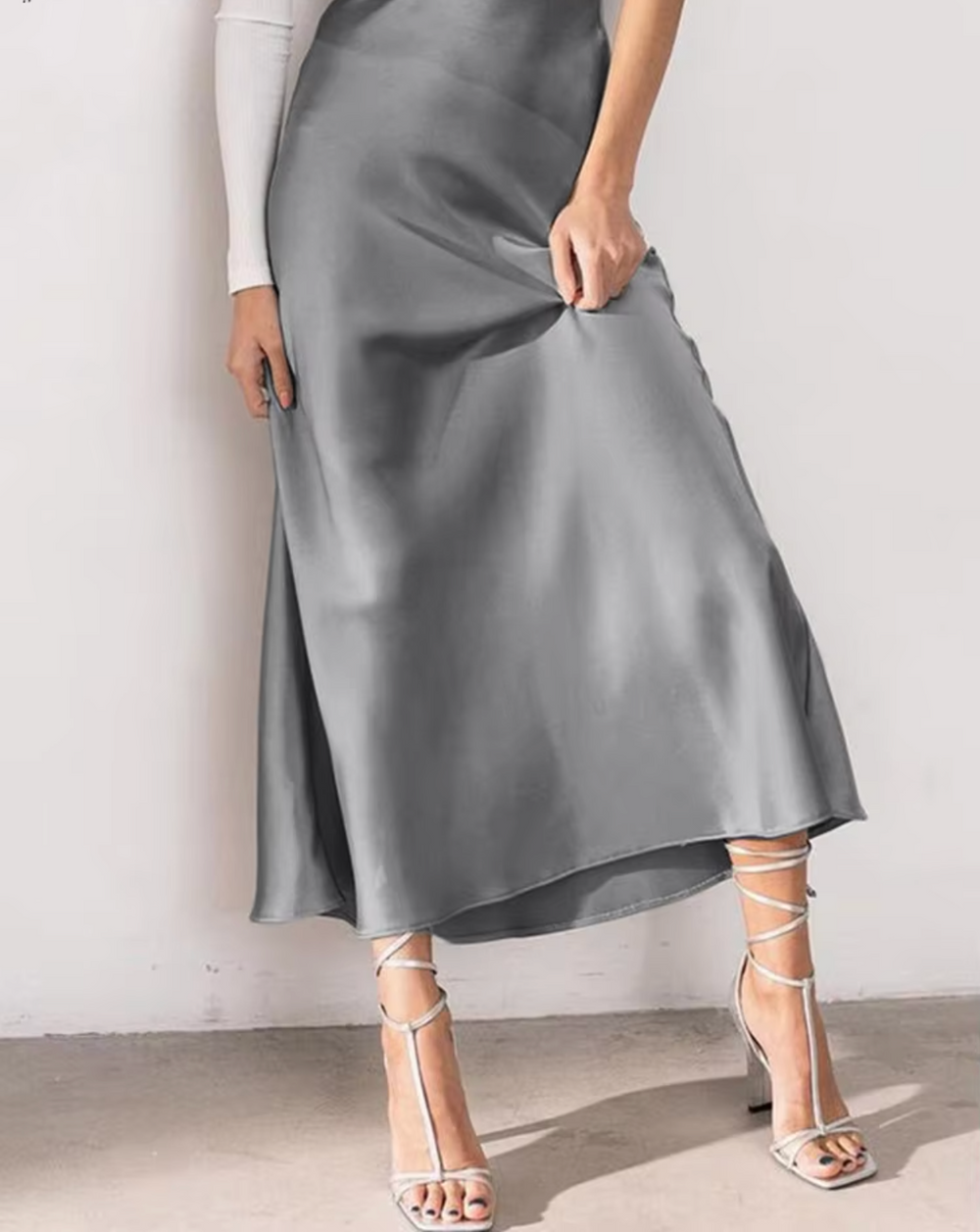 Heidi-Mode | Elegante Seidenrock