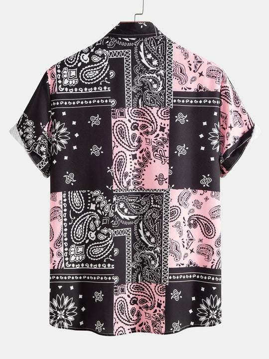 Print Button Up Hemd #Zufälliges Muster Design#