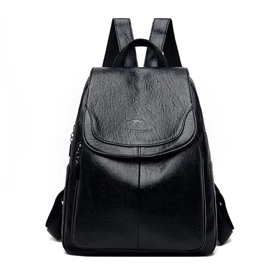Heidi-Mode | Elegante Leder Rucksack für Stilvolle Frauen