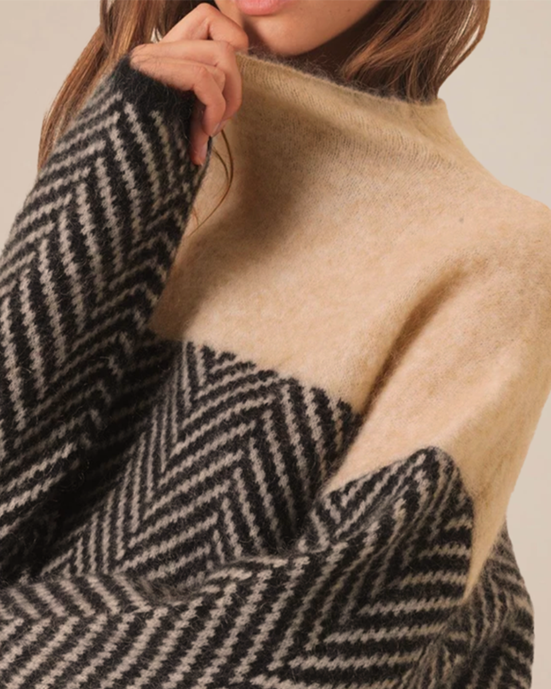 Heidi-Mode | Luxuriöses Design Rollkragenpullover für Damen