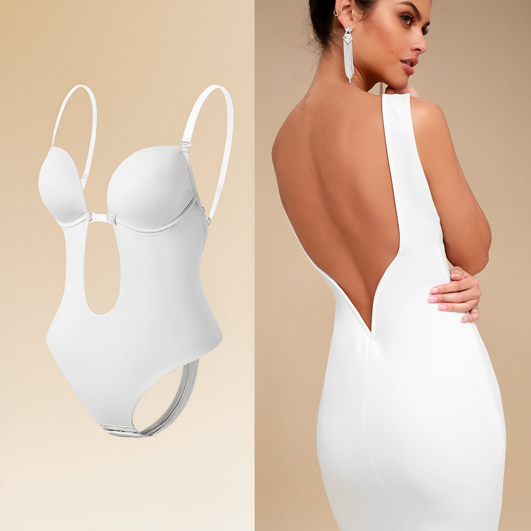 Heidi-Mode | Rückenfreies Bodysuit-Bh für Frauen Risa