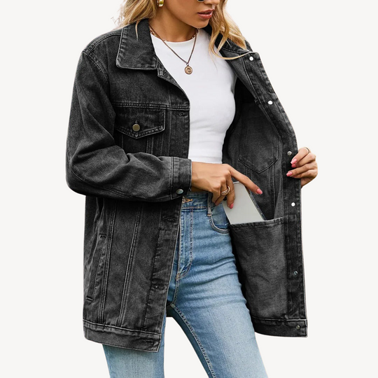 Heidi-Mode | Denim Hemdjacke für Frauen