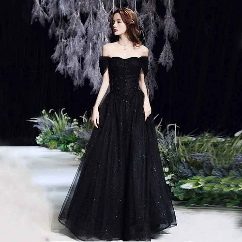 Heidi-Mode | Damen Off-Shoulder Korsett Maxi Kleid Formal & Elegant