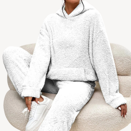 Heidi-Mode | Damen Fleece-Loungewear-Set Trainingsanzug