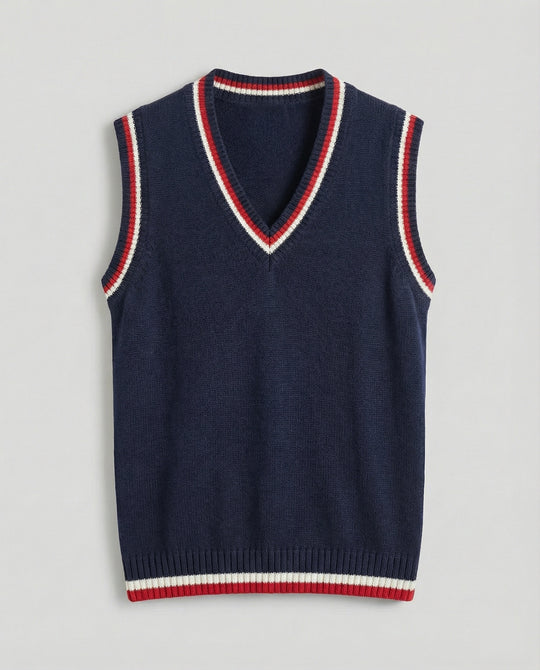 Heidi-Mode | Ärmelloser Pullover Von Old Money