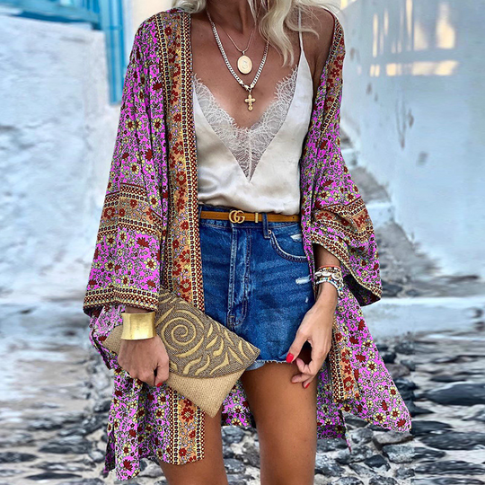 HeidiMode | Elegante Boho-Strickjacke