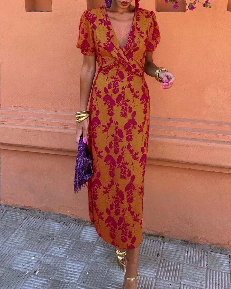 Heidi-Mode | Zeitloses Midi-Kleid mit Ärmeln