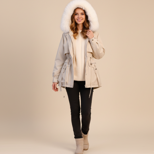 Heidi-Mode | Winterparka mit Kapuze für Damen