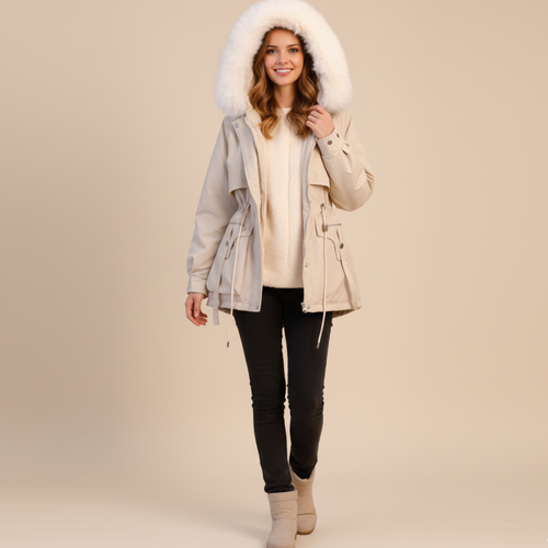 Heidi-Mode | Winterparka mit Kapuze für Damen