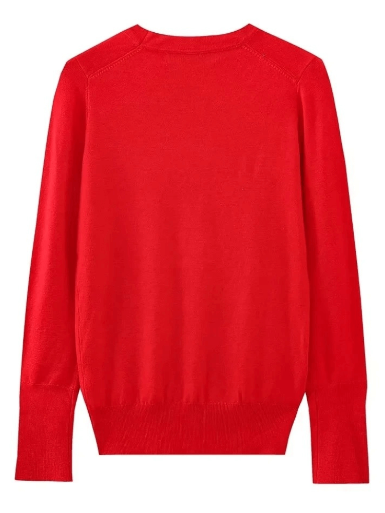 Heidi-Mode | Damenpullover mit Knopfdetail