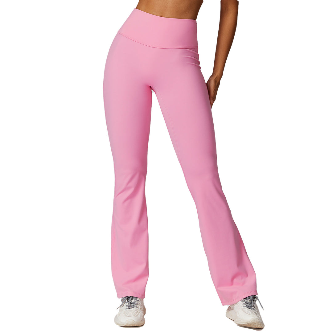 Heidi Mode | Stylische Fitness Hohe Taille Flare Yoga-Hose