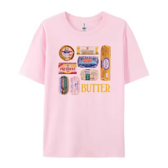 Retro Butter Grafische T-Shirts