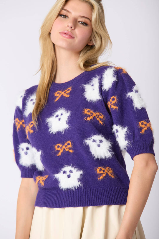 Heidi Mode | Totenkopf und Schleife Cardigan mit Persönlichkeit