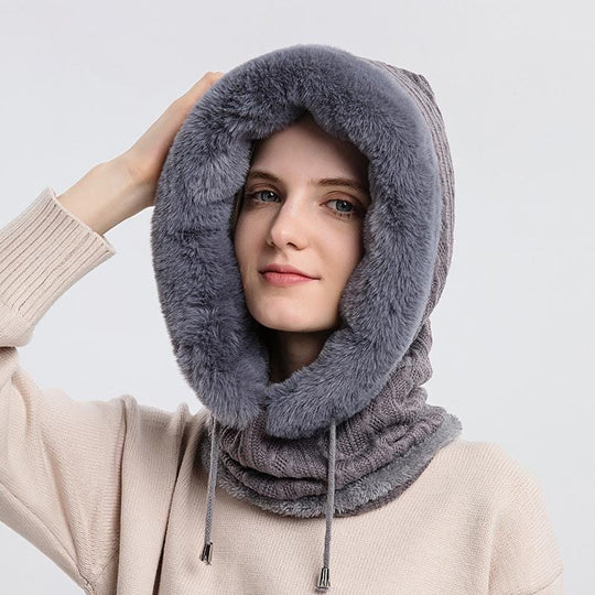 Heidi-Mode | Damen Schal Mit Kapuze