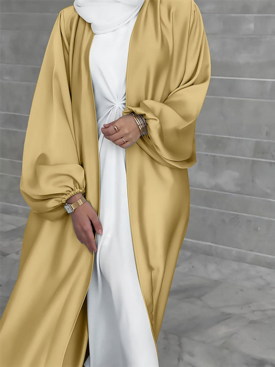 Heidi-Mode | Elegantes Abaya Kleid mit Gürtel